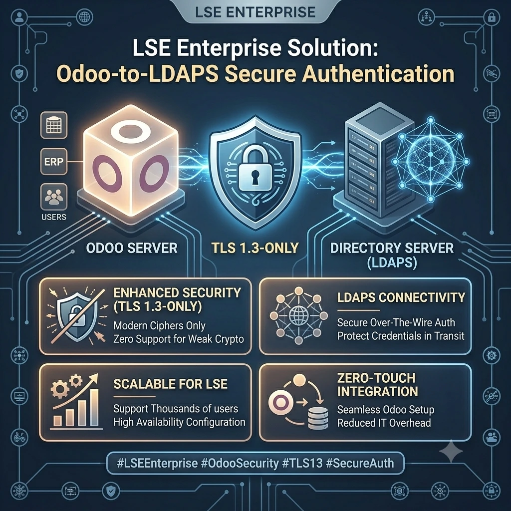 Enterprise LDAPS ODOO 19